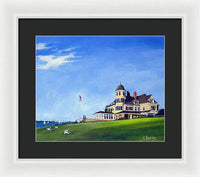 Castle Hill Inn Newport Rhode Island - Framed Print