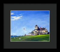 Castle Hill Inn Newport Rhode Island - Framed Print