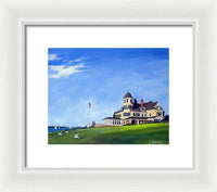 Castle Hill Inn Newport Rhode Island - Framed Print