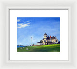 Castle Hill Inn Newport Rhode Island - Framed Print