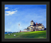 Castle Hill Inn Newport Rhode Island - Framed Print