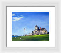 Castle Hill Inn Newport Rhode Island - Framed Print