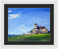 Castle Hill Inn Newport Rhode Island - Framed Print