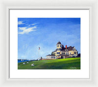 Castle Hill Inn Newport Rhode Island - Framed Print