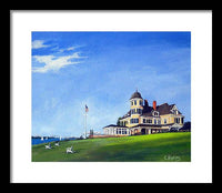Castle Hill Inn Newport Rhode Island - Framed Print