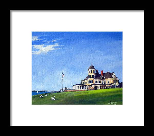 Castle Hill Inn Newport Rhode Island - Framed Print