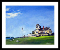 Castle Hill Inn Newport Rhode Island - Framed Print