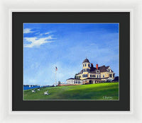 Castle Hill Inn Newport Rhode Island - Framed Print