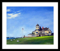 Castle Hill Inn Newport Rhode Island - Framed Print