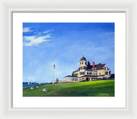 Castle Hill Inn Newport Rhode Island - Framed Print