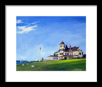 Castle Hill Inn Newport Rhode Island - Framed Print