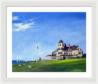 Castle Hill Inn Newport Rhode Island - Framed Print