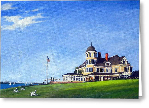 Castle Hill Inn Newport Rhode Island - Greeting Card