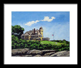 Castle Hill Inn Newport Rhode Island - Framed Print