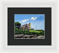 Castle Hill Inn Newport Rhode Island - Framed Print