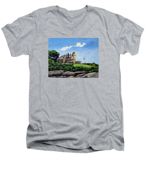 Castle Hill Inn Newport Rhode Island - Men's V-Neck T-Shirt