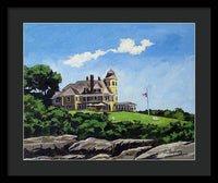 Castle Hill Inn Newport Rhode Island - Framed Print