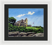 Castle Hill Inn Newport Rhode Island - Framed Print