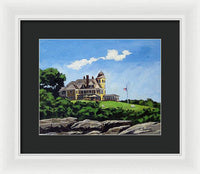 Castle Hill Inn Newport Rhode Island - Framed Print
