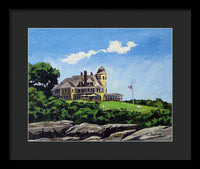 Castle Hill Inn Newport Rhode Island - Framed Print