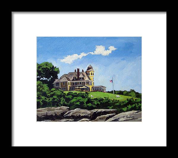 Castle Hill Inn Newport Rhode Island - Framed Print