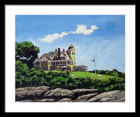 Castle Hill Inn Newport Rhode Island - Framed Print