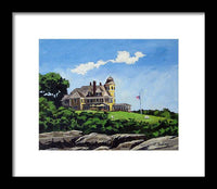 Castle Hill Inn Newport Rhode Island - Framed Print