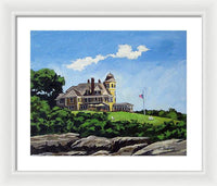 Castle Hill Inn Newport Rhode Island - Framed Print