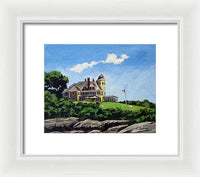 Castle Hill Inn Newport Rhode Island - Framed Print