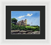 Castle Hill Inn Newport Rhode Island - Framed Print
