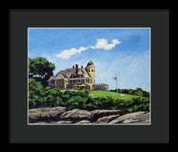 Castle Hill Inn Newport Rhode Island - Framed Print