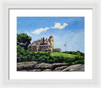 Castle Hill Inn Newport Rhode Island - Framed Print