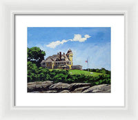 Castle Hill Inn Newport Rhode Island - Framed Print