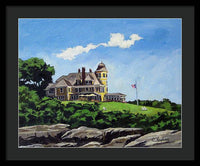 Castle Hill Inn Newport Rhode Island - Framed Print