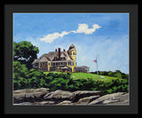 Castle Hill Inn Newport Rhode Island - Framed Print