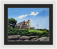 Castle Hill Inn Newport Rhode Island - Framed Print