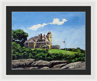 Castle Hill Inn Newport Rhode Island - Framed Print