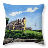 Castle Hill Inn Newport Rhode Island - Throw Pillow