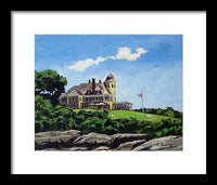 Castle Hill Inn Newport Rhode Island - Framed Print