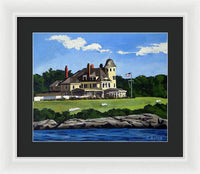 Castle Hill Inn Newport Rhode Island - Framed Print
