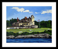Castle Hill Inn Newport Rhode Island - Framed Print