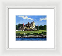 Castle Hill Inn Newport Rhode Island - Framed Print