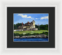 Castle Hill Inn Newport Rhode Island - Framed Print