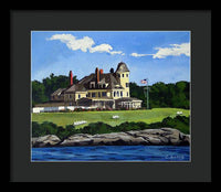 Castle Hill Inn Newport Rhode Island - Framed Print