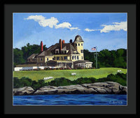 Castle Hill Inn Newport Rhode Island - Framed Print