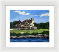 Castle Hill Inn Newport Rhode Island - Framed Print