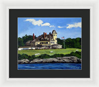 Castle Hill Inn Newport Rhode Island - Framed Print