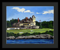 Castle Hill Inn Newport Rhode Island - Framed Print