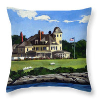 Castle Hill Inn Newport Rhode Island - Throw Pillow