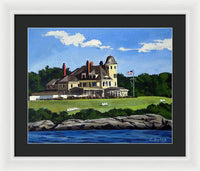 Castle Hill Inn Newport Rhode Island - Framed Print